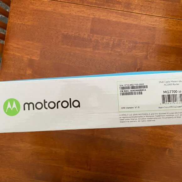 Motorola MG7700 Modem Wifi Router Combo - Picture 6 of 6